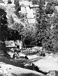 Gold Crown Mine in forground, 16 to 1 Mine in background